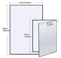 순포 2개 라이트 반사판 사진 골판지, 정물화, 제품 및 음식 사진 촬영을 위한 17x12인치 스튜디오 접이식 라이트 디퓨저 보드 -실버/골드/화이트/블랙