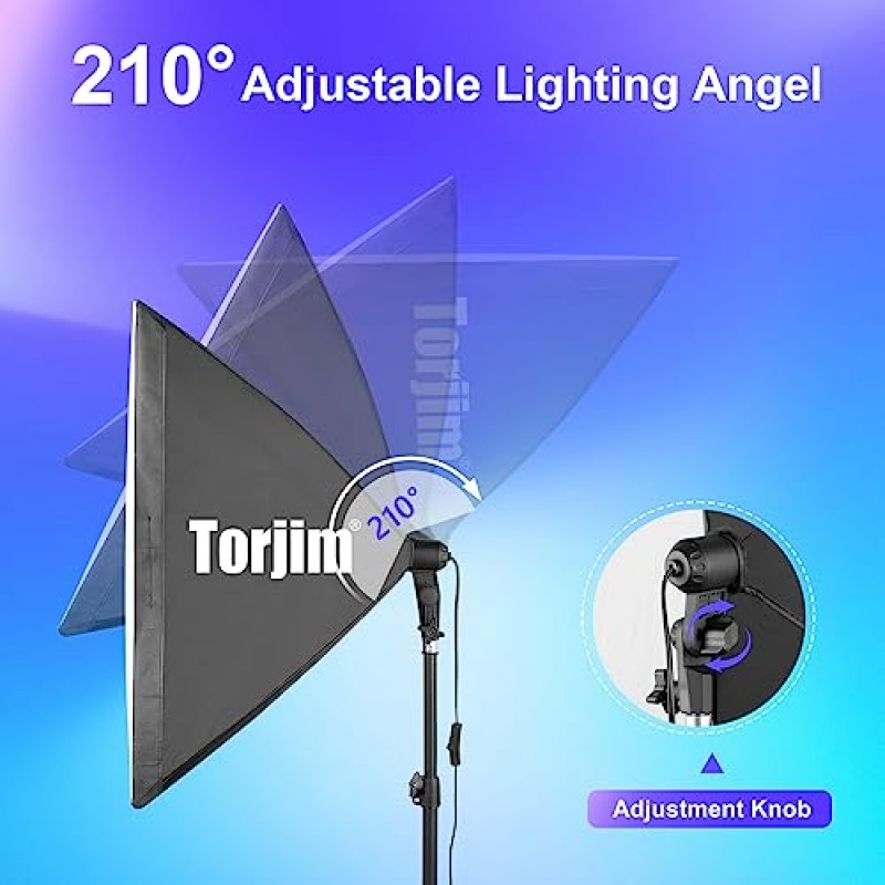 Torjim Softbox 조명 키트, 27