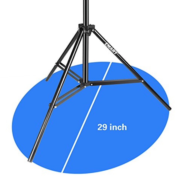 EMART 라이트 스탠드, 사진 비디오 스튜디오, 배경, HTC Vive, 소프트박스, 반사경 등을 위한 6.2피트 사진 스탠드(2팩)