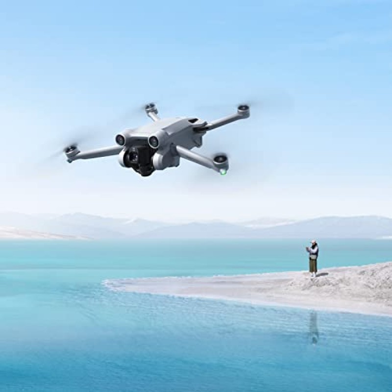 DJI Mini 3 Pro, 4K 비디오 지원 경량 드론, 48MP 사진, 비행 시간 34분, 249g 미만, 삼방향 장애물 감지, 집으로 돌아가기, 카메라가 탑재된 성인용 드론