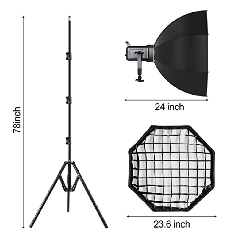 GVM PR150R 150W RGB 비디오 조명 키트, 2700K~7500K 이중 색상 LED 비디오 조명 연속 출력 조명 키트(소프트박스 포함), 사진용 소프트박스 조명 키트(8가지 조명 효과 포함), Bluetooth 앱 제어