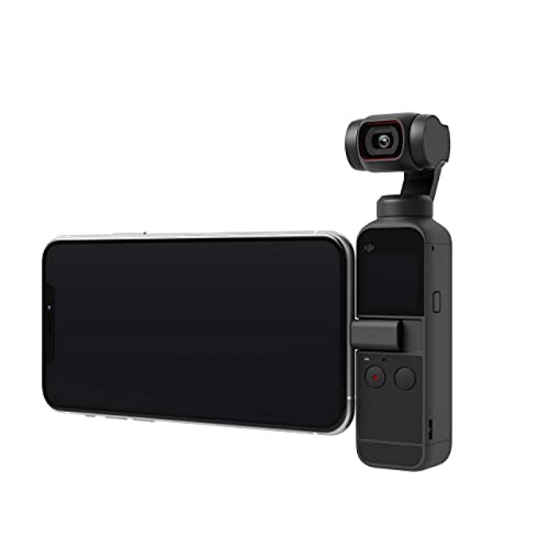 DJI Pocket 2 - 4K 카메라, 1/1.7인치 CMOS, 64MP 사진, 포켓 사이즈, ActiveTrack 3.0(리뉴얼)을 탑재한 휴대용 3축 짐벌 안정기