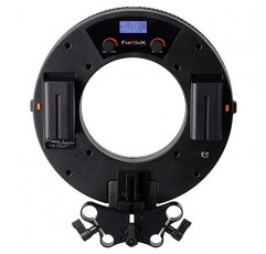 Fotodiox Pro FlapJack LED 뷰티 링라이트 C-318RLS 바이컬러 에지 라이트 - 10인치 원형 초박형, 초고휘도, 듀얼 컬러 LED 사진/비디오 링 라이트 라이트 키트