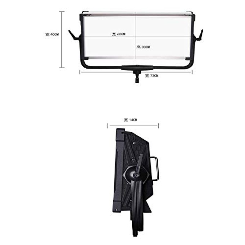 Yidoblo AI-3000C 300W RGBW LED 패널 램프 APP 제어 소프트 LED 램프 12 스튜디오 비디오 필름용 사진 조명 효과 세트(Yidoblo AI-3000 C 블랙)