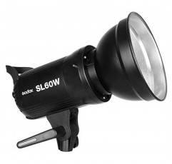 GODOX SL-60W 2X 60W LED 비디오 조명 +FW 60 x 90 cm 소프트박스, 조명 스탠드, 허니컴 그리드, 리모컨 포함, 영화 스튜디오, 사진 스튜디오에 적합