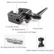 사진 스튜디오 비디오 카메라 조명용 표준 스터드가 있는 PHOCUS 다기능 슈퍼 클램프
