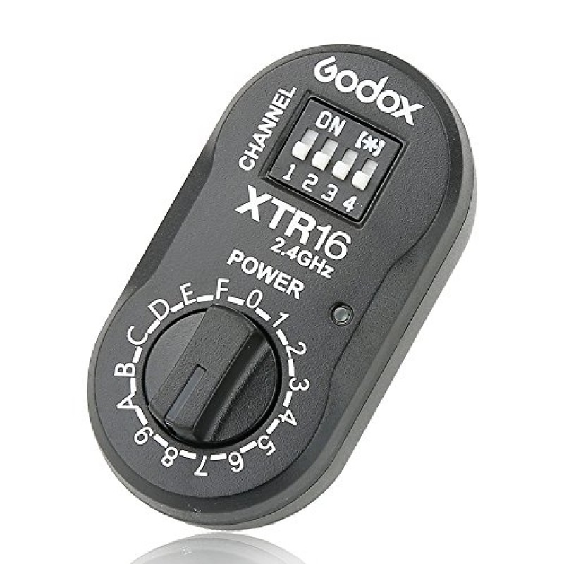 Godox XTR-16 Godox Witstro 실외 플래시, 더 빠르고 더 빠른 D, QT, QS, Gemini GT, Gemini GS, DE 및 DP 시리즈 스튜디오 플래시용 무선 2.4G 원격 제어 플래시 수신기