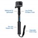 SANDMARC Pole - 컴팩트 에디션: GoPro Hero 12, 11, 10, 9, 8, Max, 7, 6, 5, 4, Session, 3+, 3, 2, HD &용 10-25" 방수 폴(셀카봉) 오즈모 액션