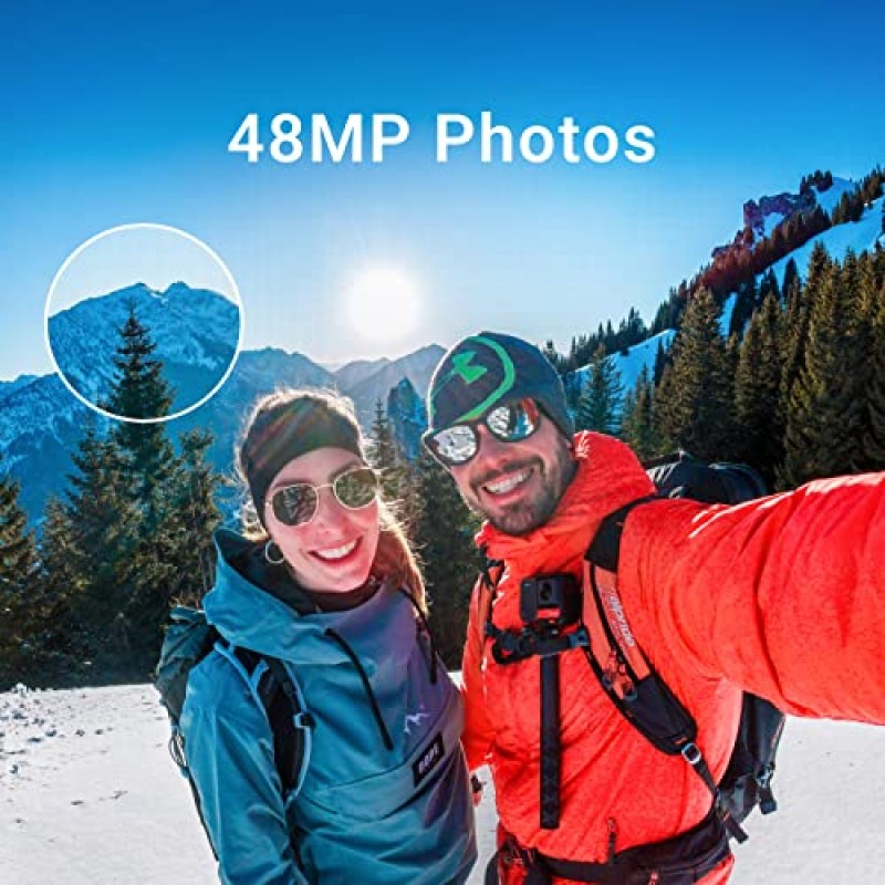 Insta360 ONE RS 4K 에디션 – FlowSate 안정화, 48MP 사진, 액티브 HDR, AI 편집 기능을 갖춘 방수 4K 60fps 액션 카메라(갱신)