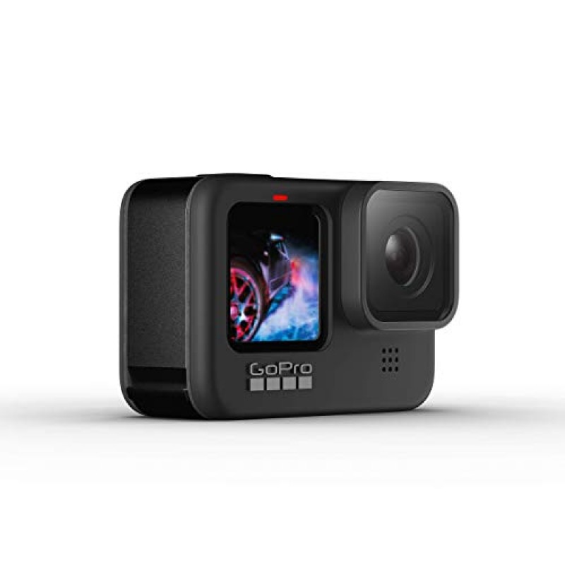 GoPro HERO9 Black - 전면 LCD 및 터치 후면 스크린, 5K Ultra HD 비디오, 20MP 사진, 1080p 라이브 스트리밍, 웹캠, 안정화 기능을 갖춘 방수 액션 카메라(갱신)