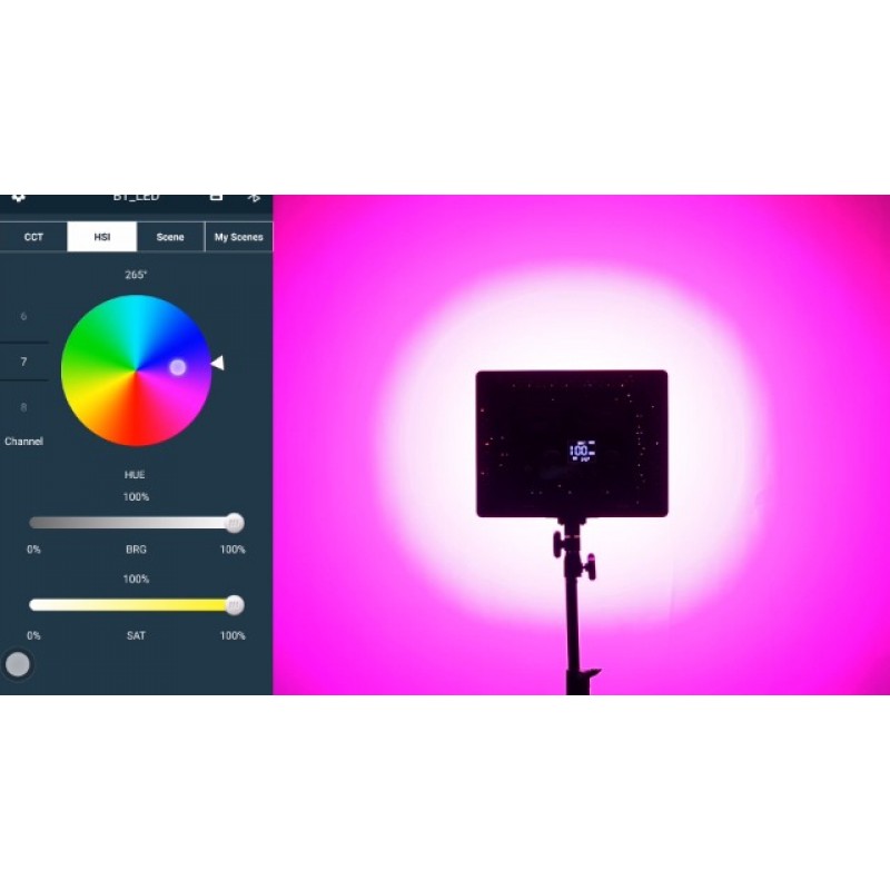 GVM RGB LED 비디오 조명 사진 조명 키트, 50W 이중 색상 3200K-5600K 스튜디오 조명, 2팩 672 LED 비즈 비디오 촬영/스트리밍/게임/YouTube CRI 97+용 APP 제어 필름 조명 패널