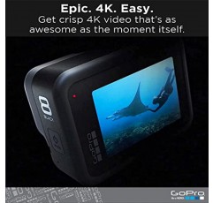 GoPro HERO8 Black - 터치 스크린을 갖춘 방수 액션 카메라 4K Ultra HD 비디오 12MP 사진 1080p 라이브 스트리밍 안정화