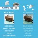 Fovitec Spectra LED 연속 소프트박스 조명 키트, 50W LED 램프 2개, 20" x 28" 소프트박스 및 사진 및 비디오 제작용 휴대용 가방 1개