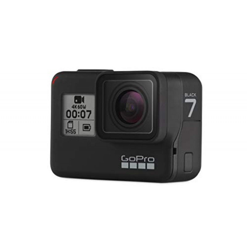 GoPro Hero7 Black — 터치 스크린을 갖춘 방수 액션 카메라 4K Ultra HD 비디오 12MP 사진 720p 라이브 스트리밍 안정화