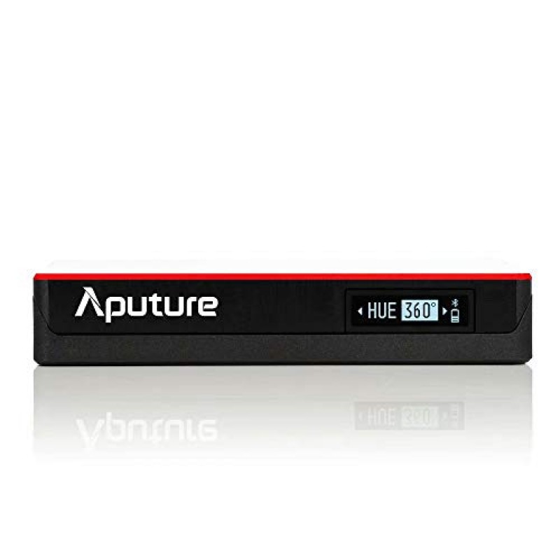 Aputure Amaran MC RGBWW 미니 온카메라 비디오 조명, 3200K-6500K, CRI/TLCI 96+, HSI 모드, USB-C PD 및 무선 충전으로 자기 매력 및 앱 지원