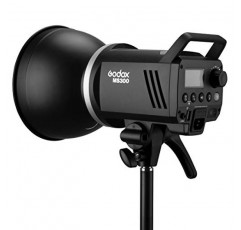 Godox MS300 컴팩트 스튜디오 플래시 300W 2.4G 무선 모노라이트, 150W 모델링 램프, 뛰어난 전력 출력 안정성, 사전 플래시 방지, 보웬스 마운트, 5600±200K CCT, 0.1~1.8S 재활용 시간