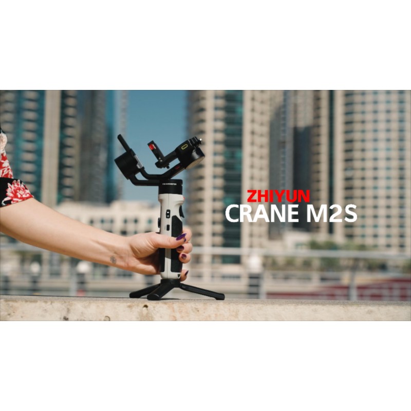 Zhiyun Crane M2S 카메라 짐벌 안정기 경량 미러리스 카메라용 휴대용 3축 비디오 안정기(표준 버전)