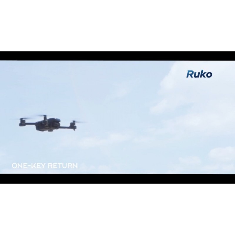 성인용 카메라가 장착된 Ruko U11S 드론 4k, 비행 시간 40분, 초보자를 위한 접이식 FPV GPS 드론, 라이브 비디오, 팔로우 미, 홈 자동 복귀, 비행 순회(배터리 2개 및 운반 케이스)