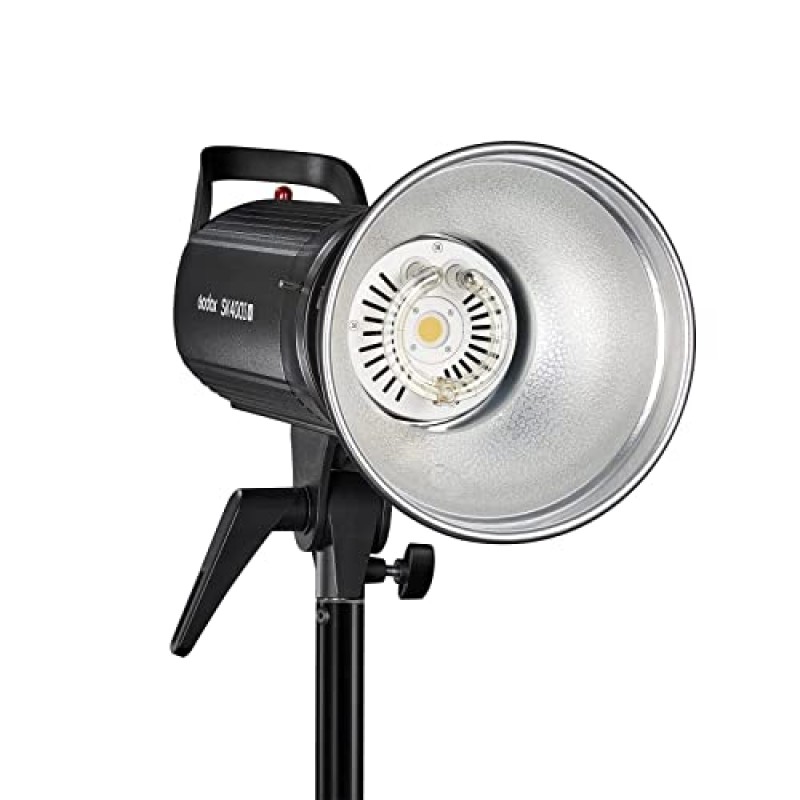 Godox SK400II-V SK400IIV 400Ws 전문 스튜디오 스트로브 플래시 라이트, GN65 0.1-1.5S 재활용 시간, 2.4G X 시스템, 결혼식, 초상화, 패션, 제품 사진을 위한 10W LED 모델링 램프가 있는 Bowens 마운트