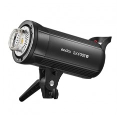 Godox SK400II-V SK400IIV 400Ws 전문 스튜디오 스트로브 플래시 라이트, GN65 0.1-1.5S 재활용 시간, 2.4G X 시스템, 결혼식, 초상화, 패션, 제품 사진을 위한 10W LED 모델링 램프가 있는 Bowens 마운트