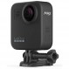 GoPro MAX 방수 360도 카메라 5.6K30 UHD 비디오 16.6MP 사진 1080p 라이브 스트리밍 여행용 번들(그립 + 삼각대 포함), 32GB microSD 카드, 청소 키트