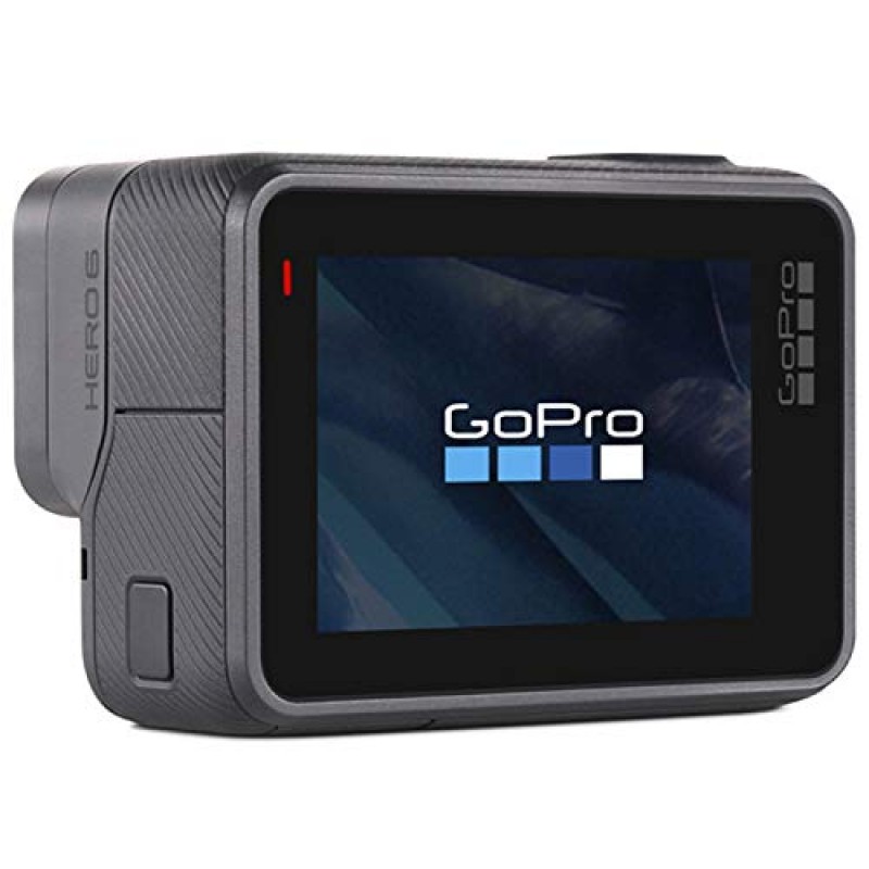 GoPro HERO6 Black + 추가 배터리 + PNY Elite-X 32GB microSDHC 카드 - 전자상거래 포장 - 터치스크린이 포함된 방수 디지털 액션 카메라 4K HD 비디오 12MP 사진 라이브 스트리밍 안정화