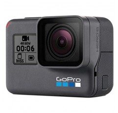 GoPro HERO6 Black + 추가 배터리 + PNY Elite-X 32GB microSDHC 카드 - 전자상거래 포장 - 터치스크린이 포함된 방수 디지털 액션 카메라 4K HD 비디오 12MP 사진 라이브 스트리밍 안정화