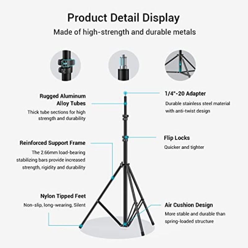 SMALLRIG 사진 조명 스탠드 110