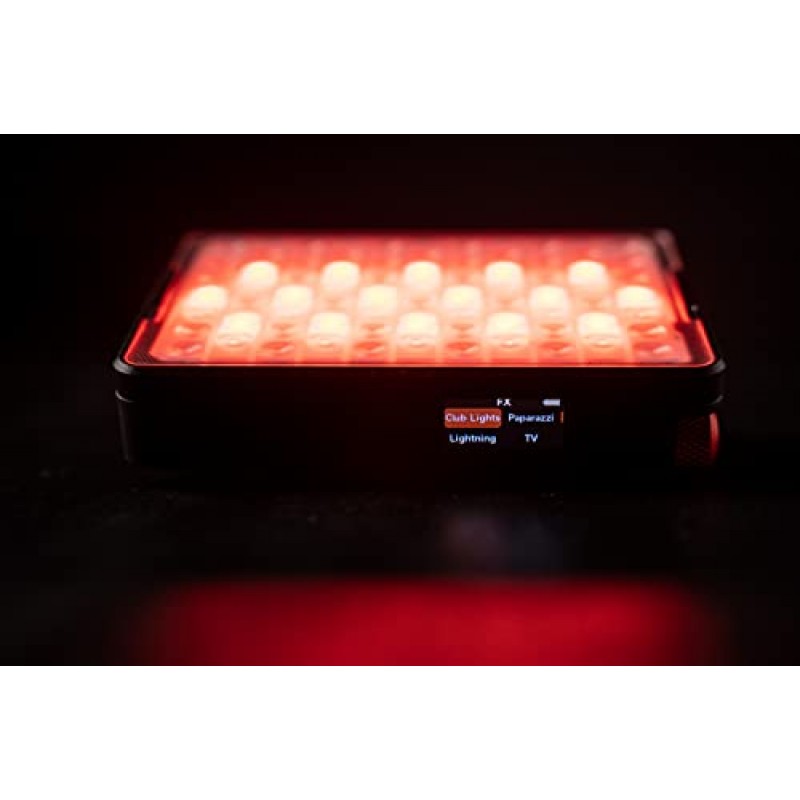 Aputure MC PRO RGB 비디오 조명, 휴대용 LED 카메라 라이트 패널, 2,000-10,000k, 자석 흡착 기능, 동영상 블로깅, 사진, 화상 회의용 앱 제어