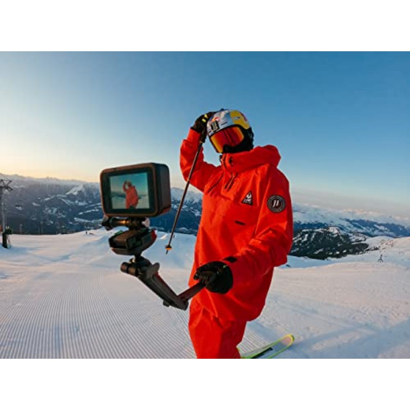 GoPro HERO10 Black - 전면 LCD 및 터치 후면 스크린을 갖춘 방수 액션 카메라, 5.3K60 Ultra HD 비디오, 23MP 사진, 1080p 라이브 스트리밍, 웹캠, 안정화(갱신)