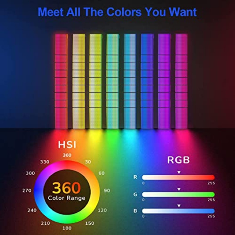 SIRUI B25RD 구부릴 수 있는 RGB 비디오 조명, 스튜디오 사진 조명용 LED 패널 조명, 360° 풀 컬러 조절 가능, 2700-8500K, 퀵 릴리스 조합, 배터리/DC, 보드/APP 제어