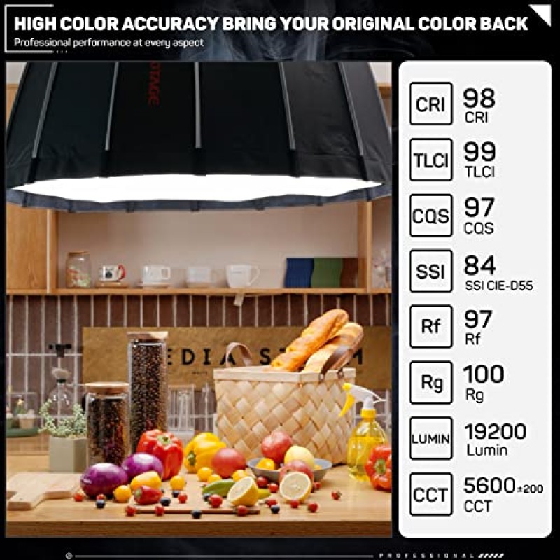 IFootage LED 비디오 조명 연속 조명 - CRI 98, TLCI 99를 갖춘 130W 일광 연속 비디오 조명, 사진 작가, 스튜디오, SL1 130DNA를 위한 휴대용, 경량 및 높은 색상 정확도