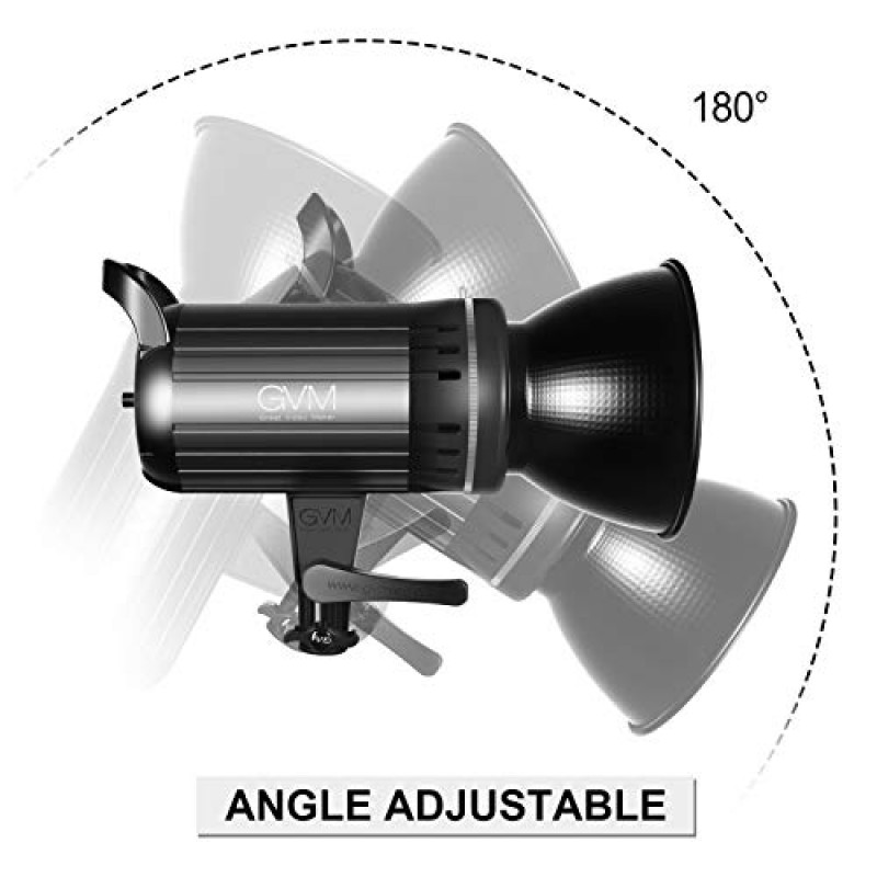 이중 색상 LED 비디오 조명, Bowens 마운트가 포함된 GVM 100W 사진 조명, APP 제어 시스템, YouTube 야외 스튜디오용 랜턴 소프트박스 비디오 조명 키트, 조광 가능 3200K-5600K, CRI 97+