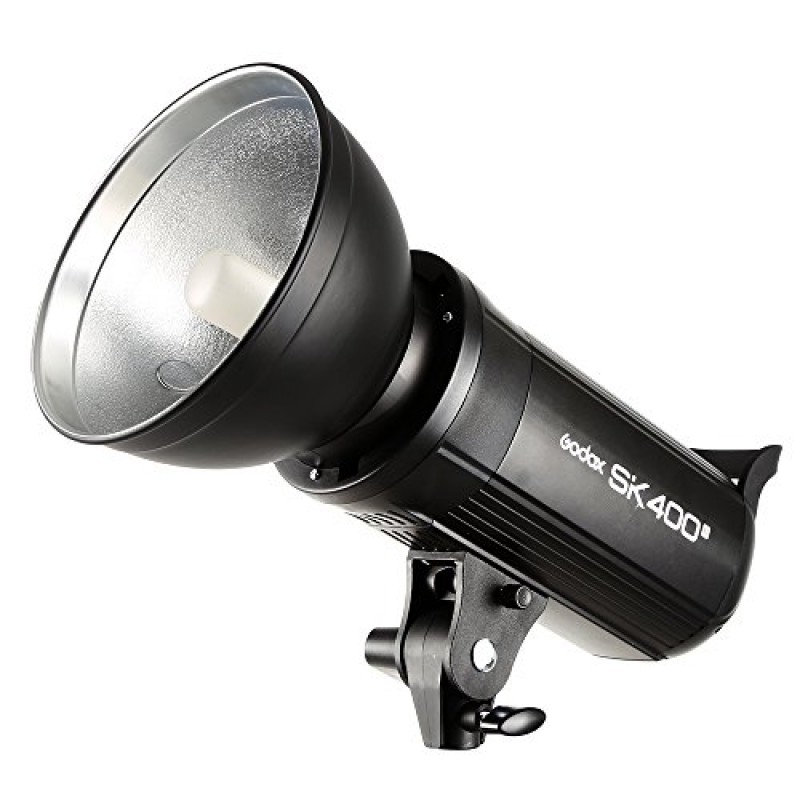 Godox SK400II 스튜디오 플래시 키트, 800Ws 전문 스튜디오 스트로브 라이트, 벌집 그리드 소프트박스가 포함된 Bowens 마운트 소프트박스와 호환되는 내장 2.4G 무선 X 시스템, 라이트 스탠드, 헛간 도어(2개)