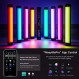 Weeylite K21 RGB LED 스틱 라이트, 자기 앱 제어 LED 비디오 조명 지팡이(CRI 95+ 2500mAh 충전식 2500-8500K 인물 비디오 녹화용 풀 컬러 휴대용 휴대용 사진 조명 포함) TikTok