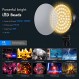 Neewer RGB LED 소프트박스 조명 키트(2.4G 리모콘 포함): 3200~5600K/CRI95+/360°풀 컬러/10 장면 효과가 포함된 3팩 48W 조광 가능 LED 조명 헤드(스튜디오 사진용 소프트박스, 스탠드 및 붐 암 포함)