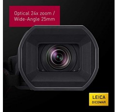 24배 광학 줌, WiFi HD 라이브 스트리밍, 3G SDI 출력 및 VW-HU1 분리형 핸들을 갖춘 Panasonic X2000 4K 프로페셔널 캠코더, HC-X2000(리뉴얼)