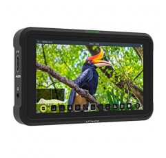 Atomos Shinobi 5.2인치 4K HDMI 모니터 번들, 리튬 이온 배터리, AC/DC 충전기 및 화면 청소 포함(5팩)