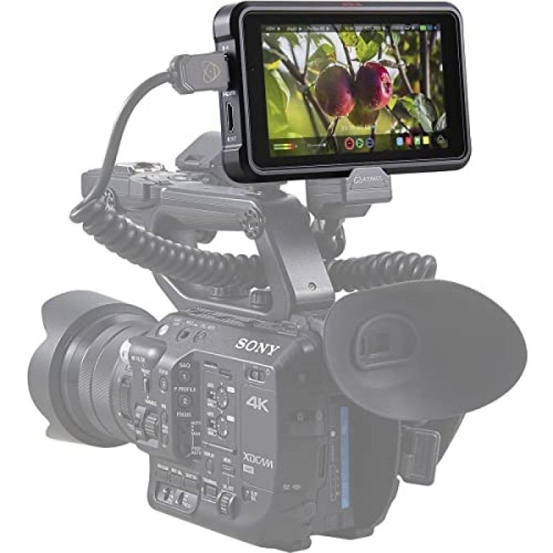 Atomos Ninja V 5인치 터치스크린 녹화 모니터, 1980x1080, 4K HDMI 입력 - Shinobi, Shinobi SDI 및 Ninja V 모니터용 5인치 액세서리 키트 번들, 극세사 천