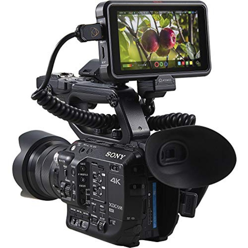 Atomos Ninja V 5인치 4K HDMI 녹화 모니터(WD Blue 500GB Sata SSD 필수 번들 포함) – 포함 사항: 충전식 리튬 이온 배터리 2개 + 배터리 충전기 + 극세사 청소용 천