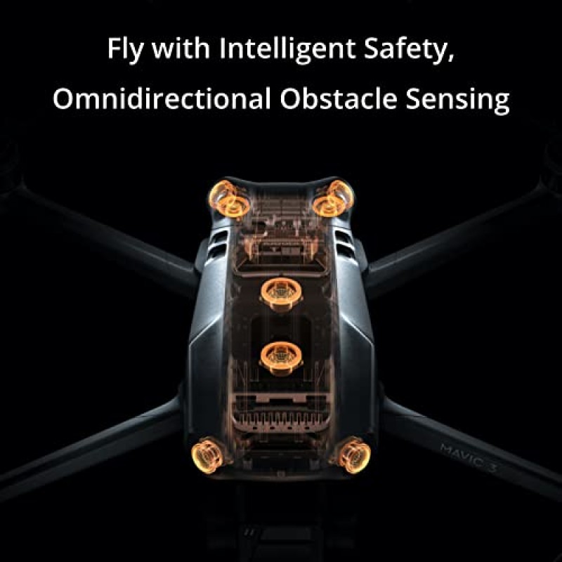 DJI Mavic 3, 4/3 CMOS Hasselblad 카메라 탑재 드론, 5.1K 동영상, 전방향 장애물 감지, 46분 비행, 고급 자동 복귀, 15km 동영상 전송, DJI RC-N1 조종기 포함, 회색