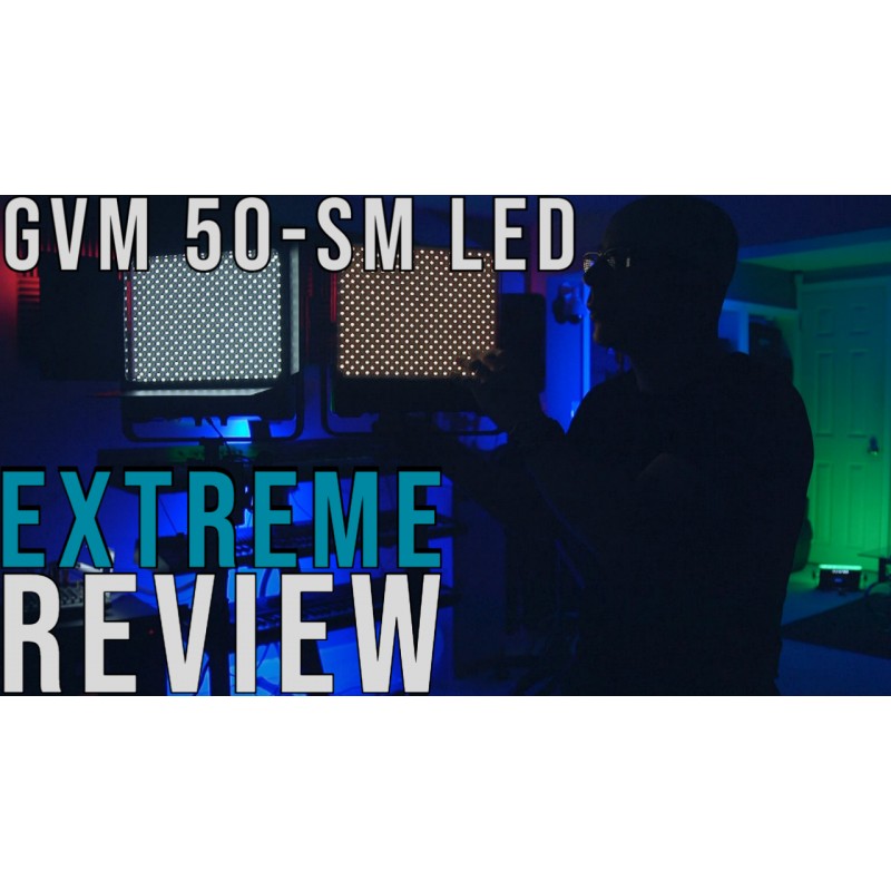 GVM Pro LED 비디오 조명(소프트박스 포함), RGB+바이컬러 양면, 각 측면 50W, Bluetooth 제어 기능이 있는 비디오 조명 키트, YouTube용 LED 패널 조명, 스튜디오, 방송, 웹 컨퍼런스, 2팩