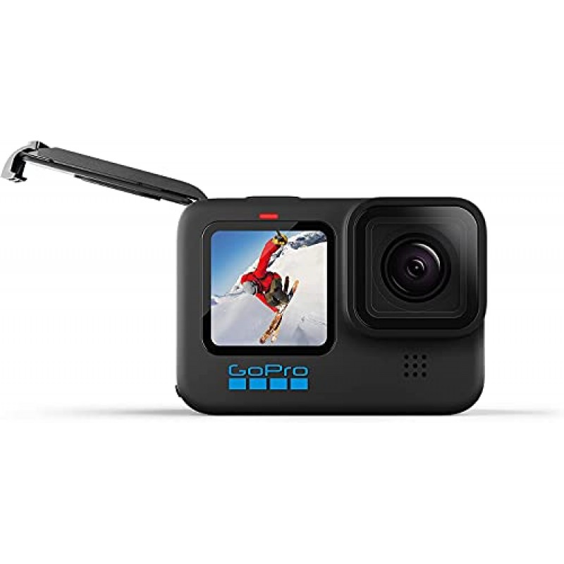 Pixel Hub GoPro HERO10 Hero 10 캠코더 블랙 - Ultimate 번들 포함 내용: Sandisk Ultra 64GB microSD, 추가 배터리 2개, 충전기, 수중 하우징, LED 조명 키트, 휴대용 케이스 등