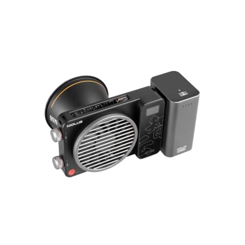 Zhiyun MOLUS X100 100w COB Led 비디오 조명, CRI 95+ TLCI 97+, 2700K-6500K Bluetooth 앱 제어 연속 조명 기능이 있는 이중 색상 비디오 조명(X100-COMBO)