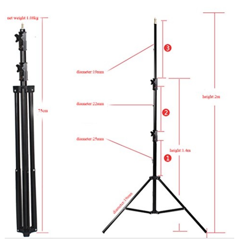 GODOX SK400II 3 x 400Ws 2.4G 보웬스 마운트 스트로브 플래시 키트 사진 조명 인물 사진 - 라이트 스탠드, 소프트박스, 헛간 도어, 우산, 무선 트리거, 휴대용 케이스 액세서리 키트