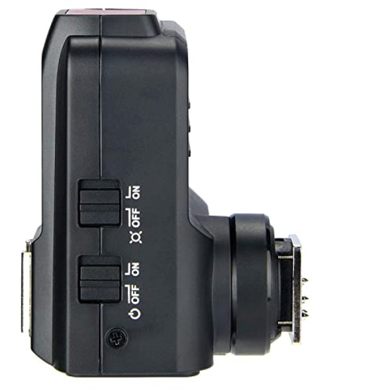 Canon 2.4G 무선, 1/8000s HSS용 Godox X2T-C 플래시 트리거, 그룹 버튼 5개, Bluetooth 연결, Quick Lock 핫슈 포함