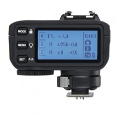 Canon 2.4G 무선, 1/8000s HSS용 Godox X2T-C 플래시 트리거, 그룹 버튼 5개, Bluetooth 연결, Quick Lock 핫슈 포함