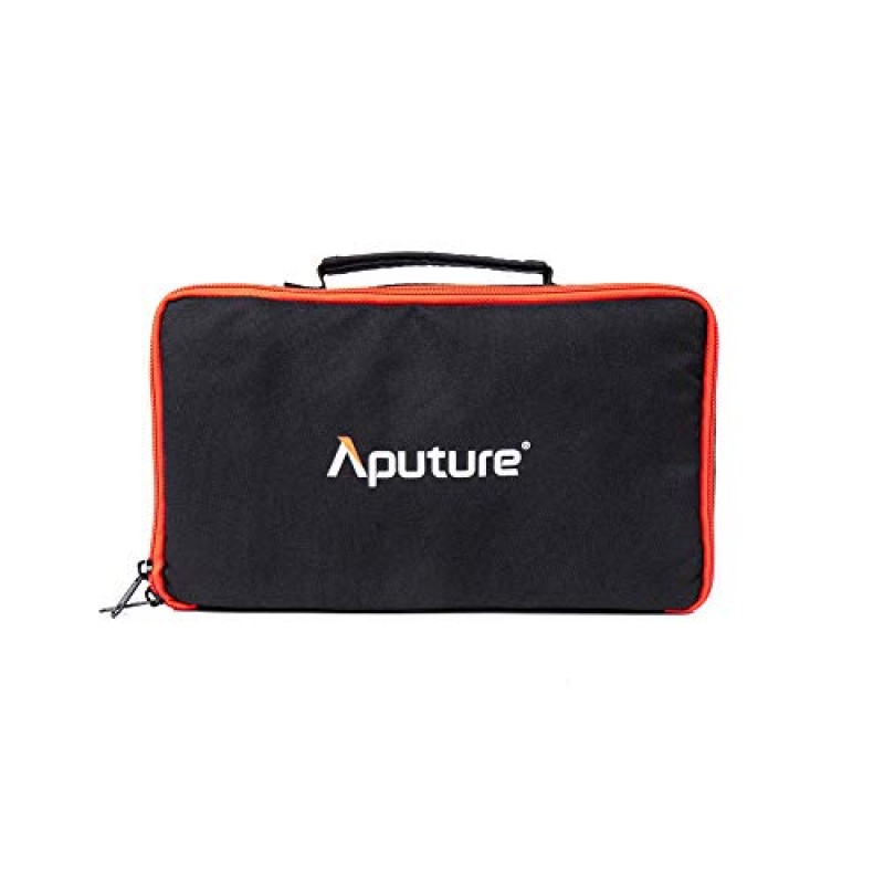 Aputure MC 4등 여행용 키트, 4 MC RGBWW LED 온 카메라 조명(무선 충전 케이스 포함) CRI/TLCI 96+, 온도 3200K-6500K, HSI 모드, 자기 인력 지원