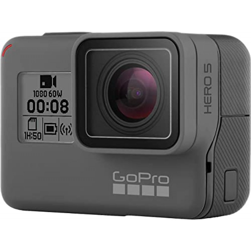 GoPro HERO5 블랙 방수 디지털 액션 카메라(4K HD 비디오 및 12MP 사진 포함)(리뉴얼)