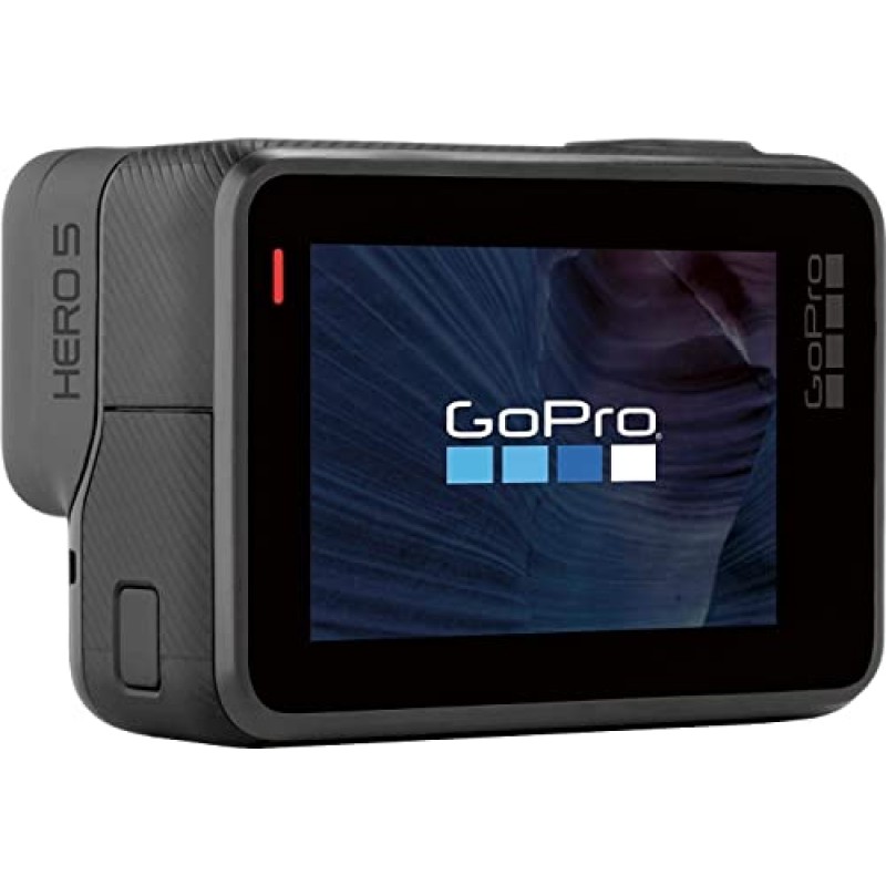 GoPro HERO5 블랙 방수 디지털 액션 카메라(4K HD 비디오 및 12MP 사진 포함)(리뉴얼)